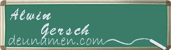 Alwin Gersch Visitenkarte